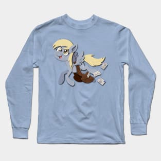 Paper Cutout Derpy Long Sleeve T-Shirt